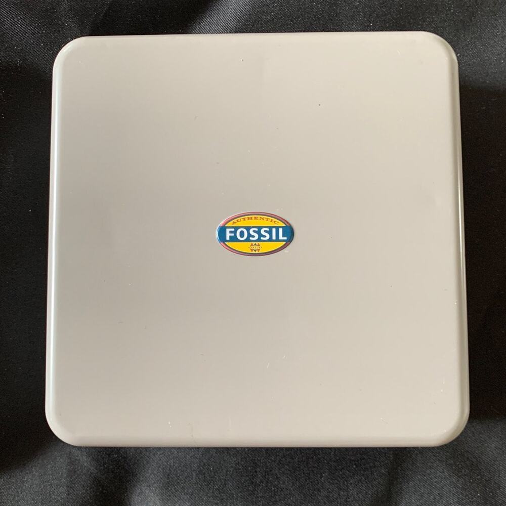 Fossil Collectable empty Tin